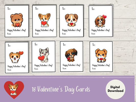 Dog Valentines for Kids