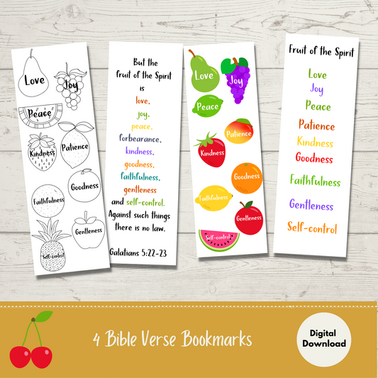 Fruit of the Spirit Bookmarks